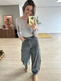 Cashmere longsleeve - grey light