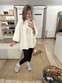 Wide longsleeve - white