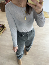 Cashmere longsleeve - grey light