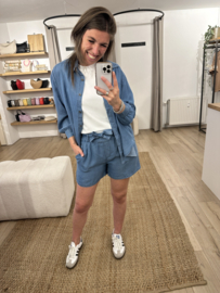 Jeans short Ambika - blue