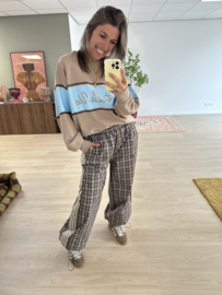 La vie sweater - beige/light blue