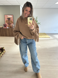 Fringe sweater - camel