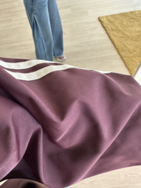 Stripe sportive jacket - aubergine/bordeaux