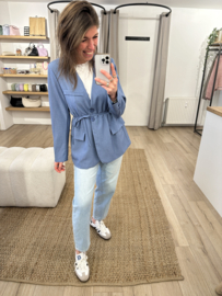 Ceintuur blazer - blue