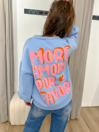 Amore sweater pull Azzurro - blue