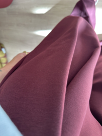 Soft fold pants - aubergine/bordeaux