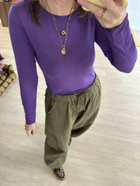 Cashmere longsleeve - purple