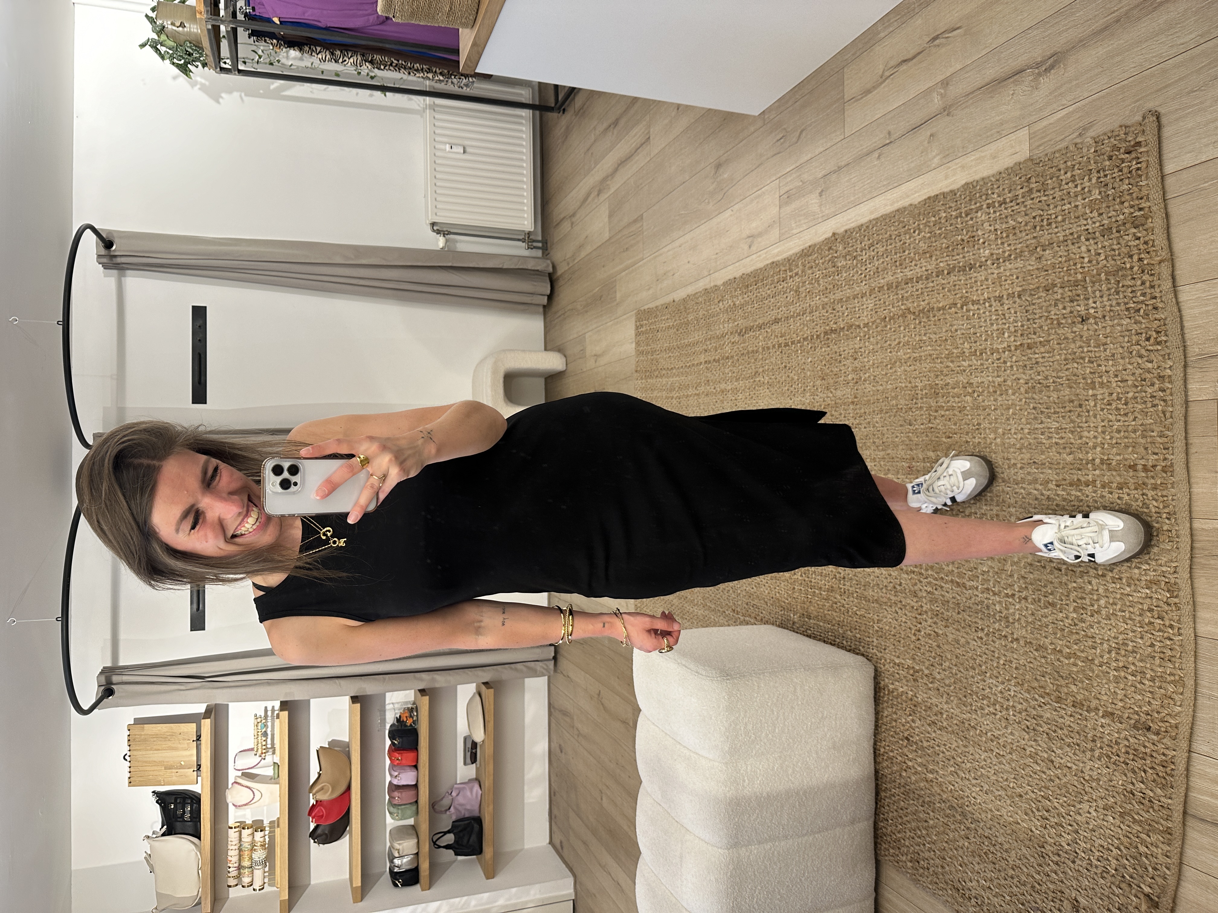 Summer sportive dress Azzurro - black