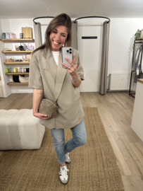 Oversized blazer Ambika - taupe