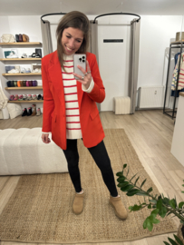 Basic blazer - red