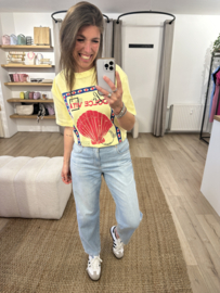 Dolce vita tee Ambika - yellow