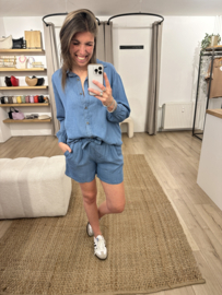 Jeans short Ambika - blue