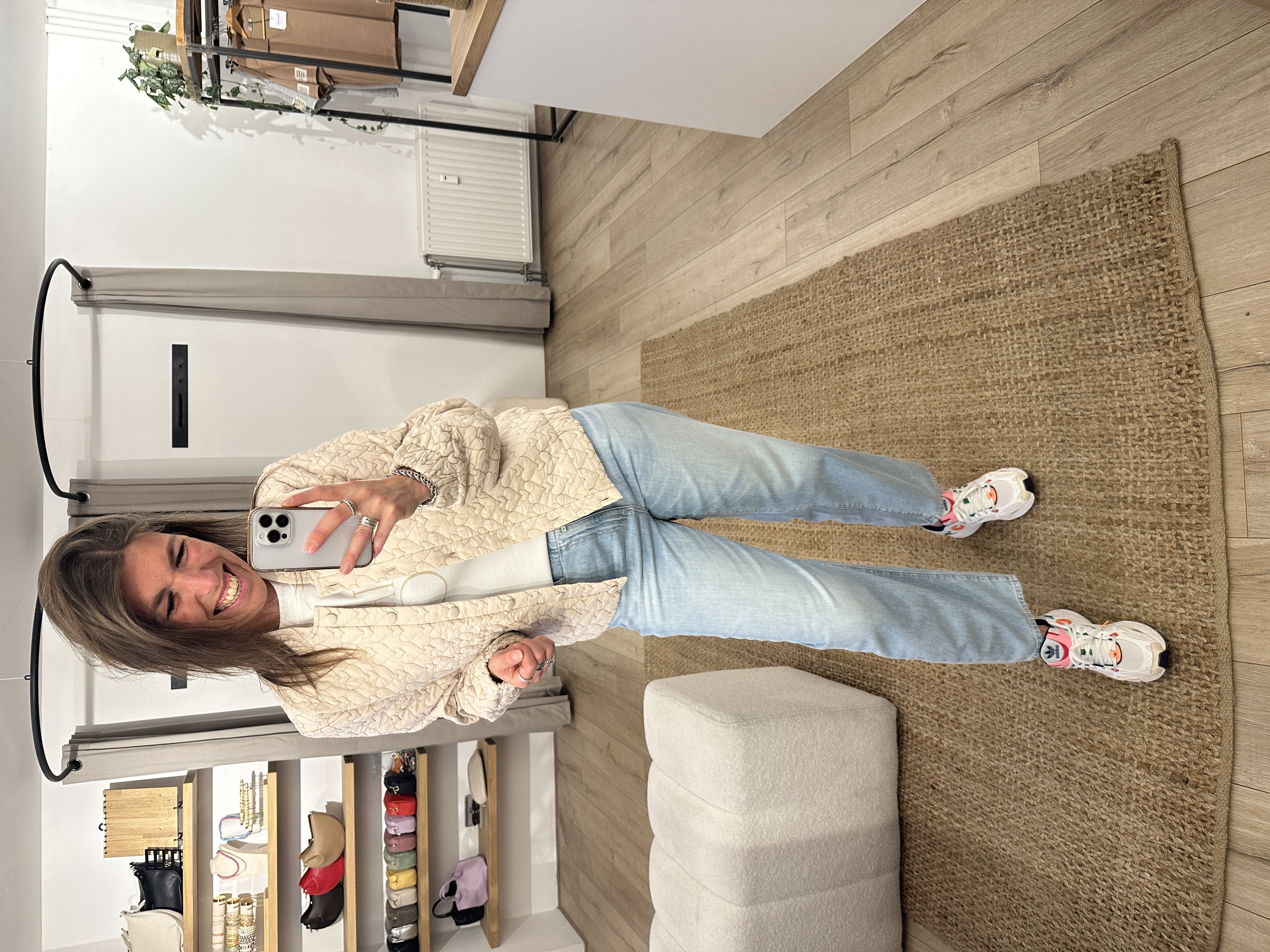 Heart jacket Azzurro - beige