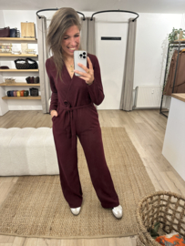 Jumpsuit Azzurro - bordeaux