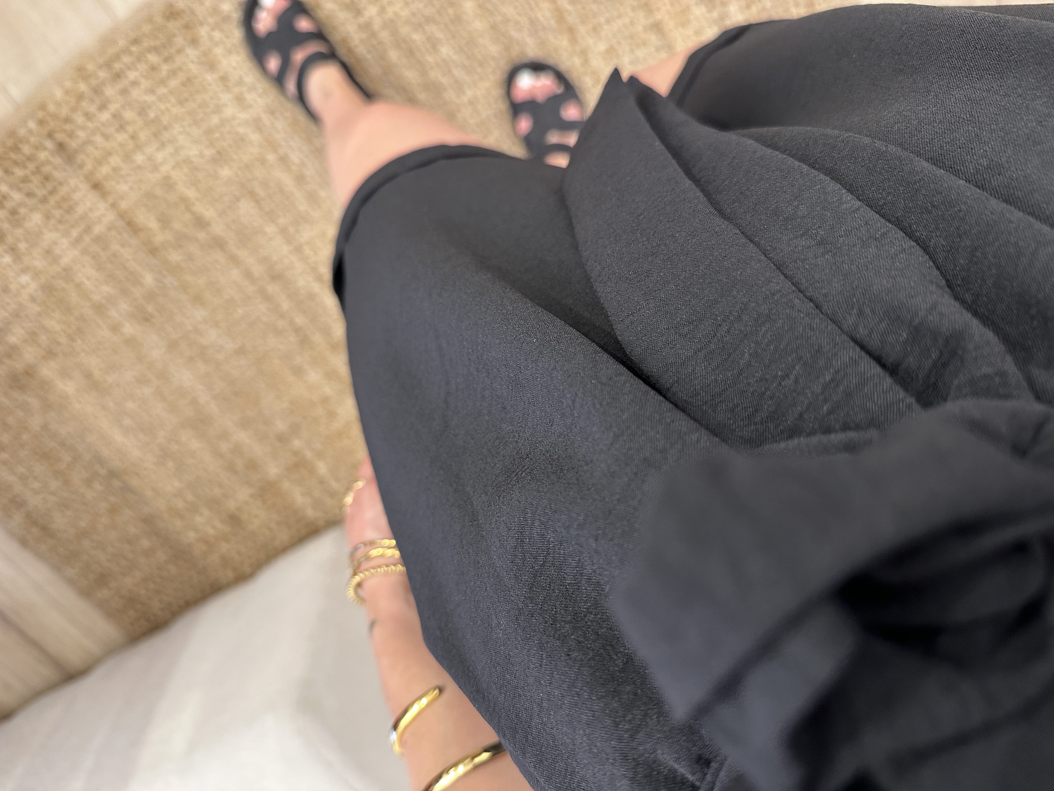 Basic short jumpsuit Azzurro - black