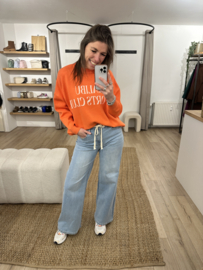 Malibu pull Azzurro - peach/orange