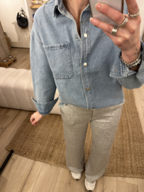 Denim blouse Azzurro - blue light