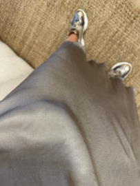 Satinlook skirt - taupe/grey