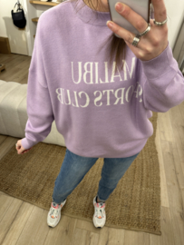 Malibu pull Azzurro - lila