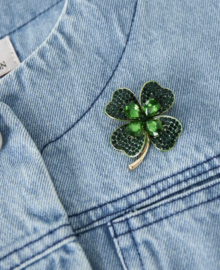 Broche - luck green