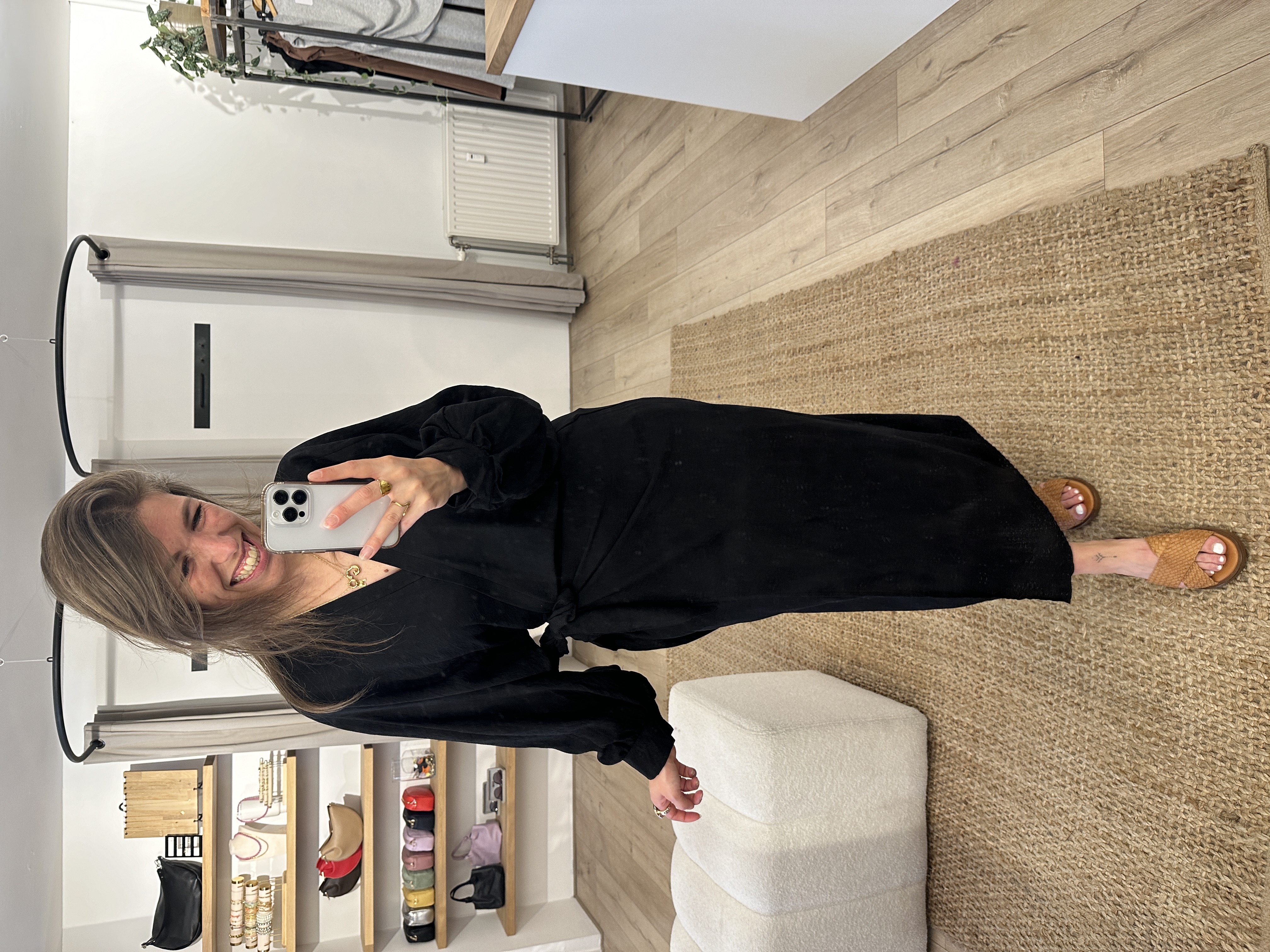 Overlay dress Ambika - black