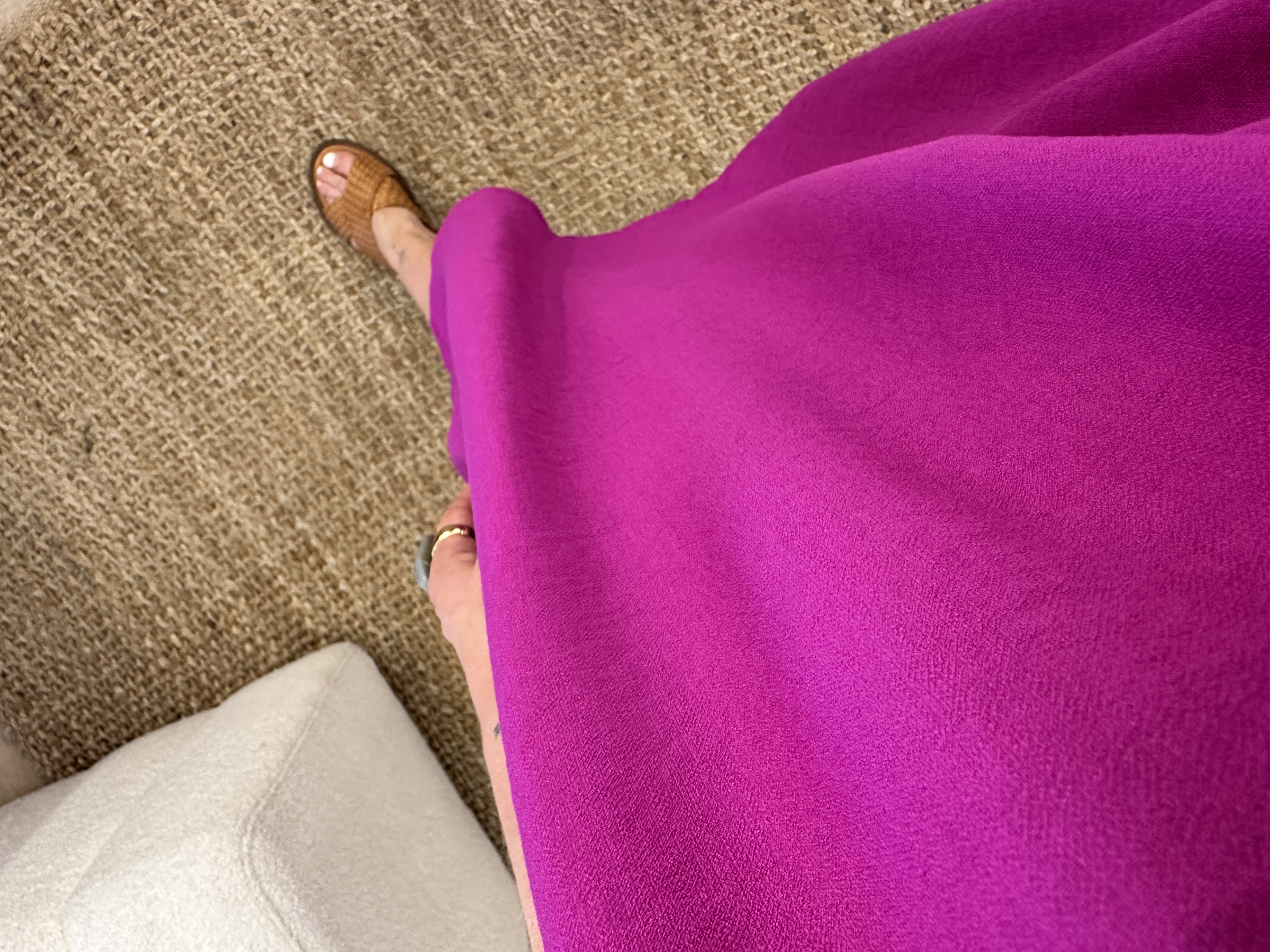 Bow short dress Azzurro - magenta