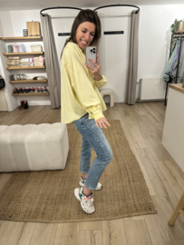 Cotton blouse - yellow