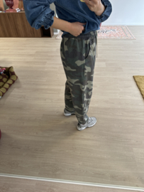Camouflage jogger - army green