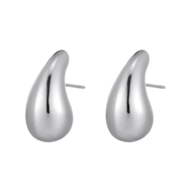 Small drop earrings - silver
