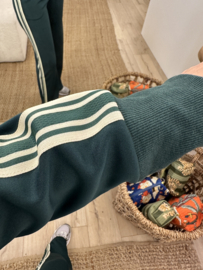 Stripe jacket Azzurro - dark green