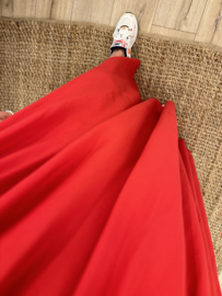 Summer long skirt Azzurro - red