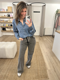 Jeans blouse - blue