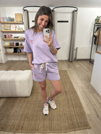 Jog short set - lila