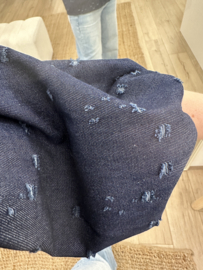 Denim puff blouse Azzurro - dark blue