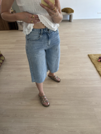 Denim jort - blue