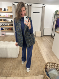 Glitter pants Azzurro - blue
