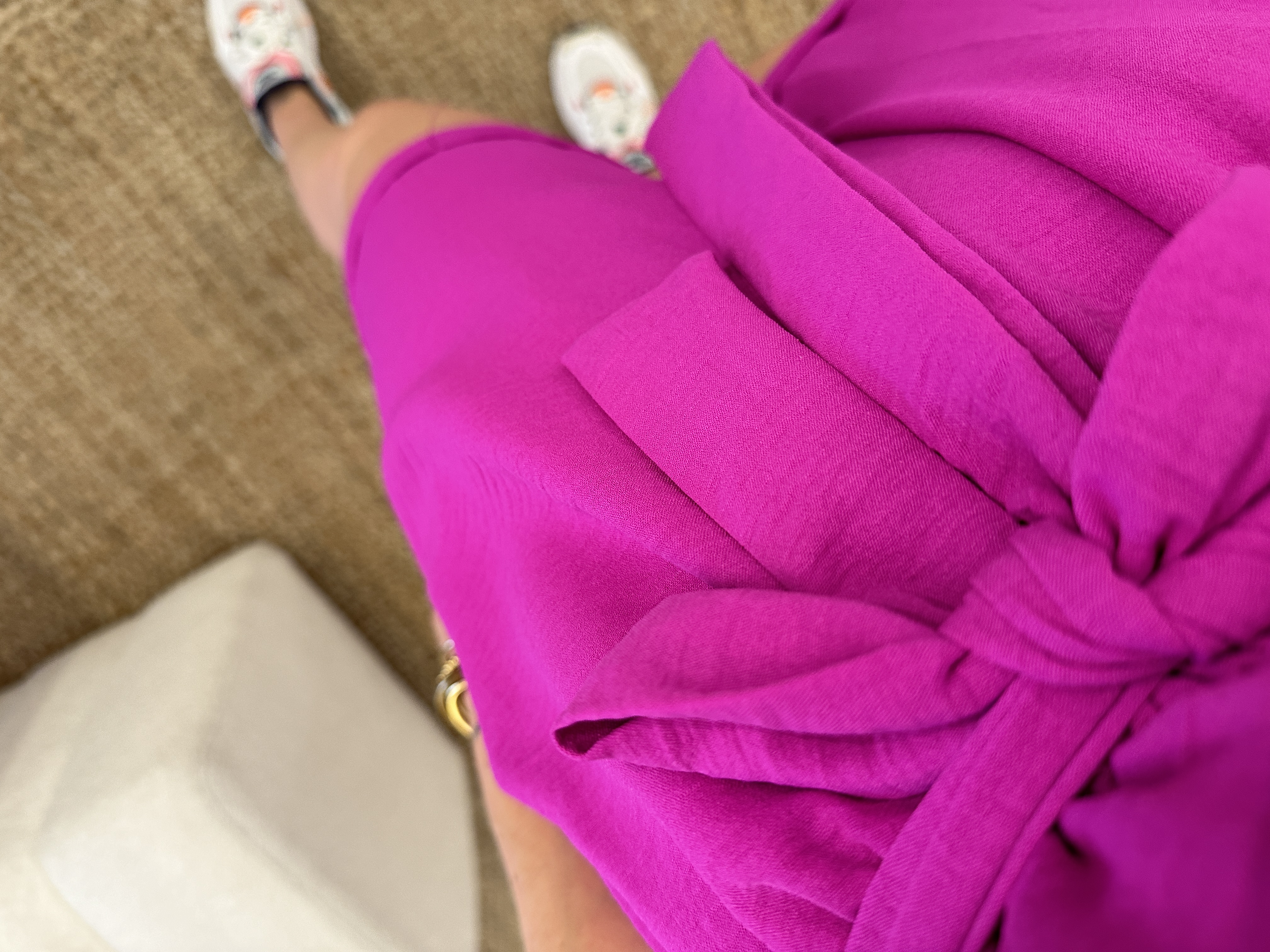 Basic short jumpsuit Azzurro - magenta