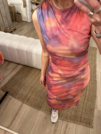 Mesh dress Azzurro - lila