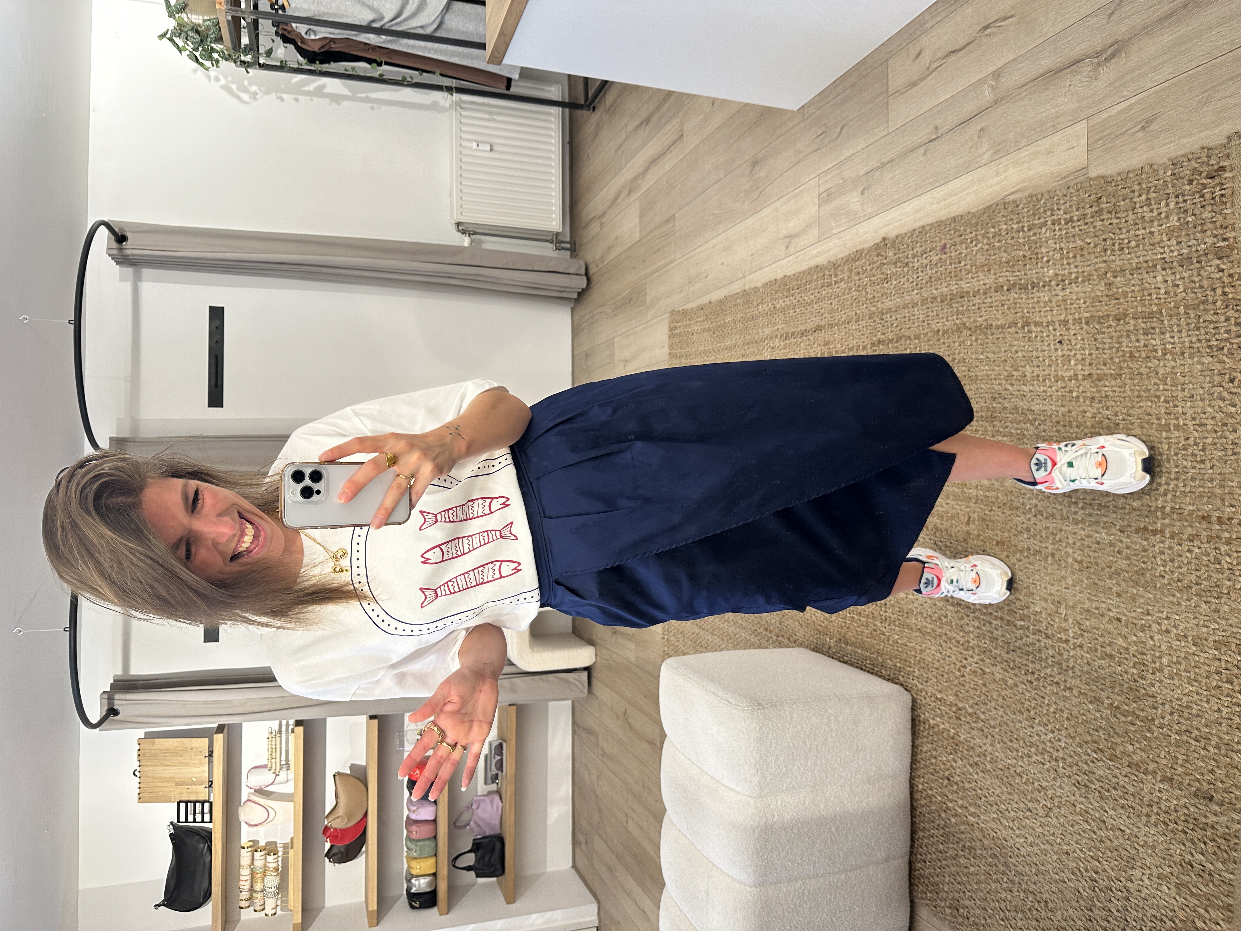 Overlay skirt Azzurro - dark blue