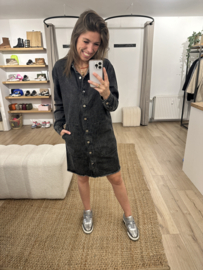 Denim dress Azzurro - black/grey