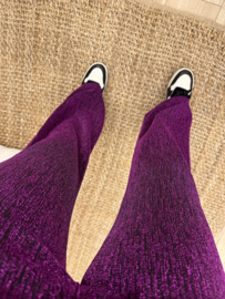 Glitter pantalon 2.0 Azzurro - magenta