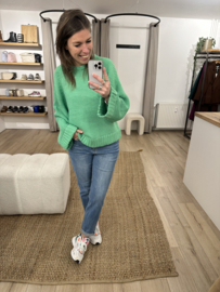 Knitted pull Azzurro - green