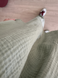 Cotton waffle set - army green