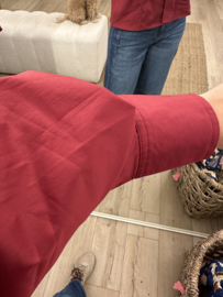 Double blouse Azzurro - bordeaux