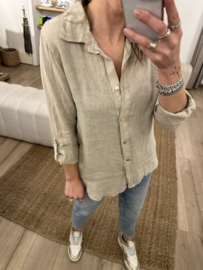 Linen blouse - sand