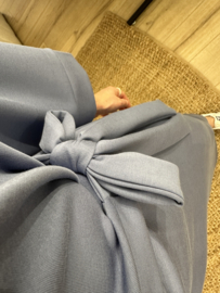 Knot long dress - blue