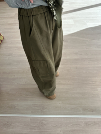 Parachut autumn cord pants - army green