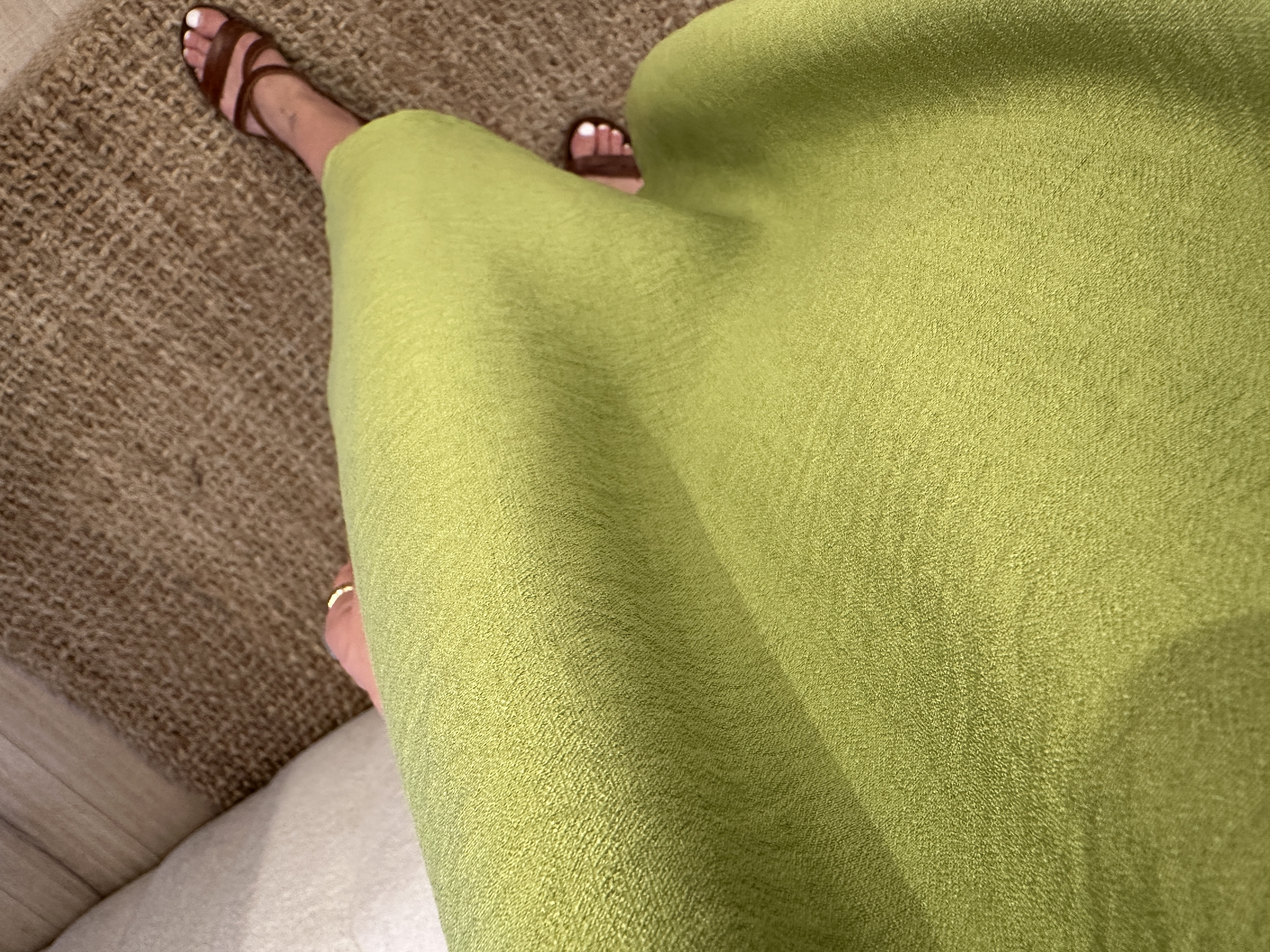 Bow short dress Azzurro - green