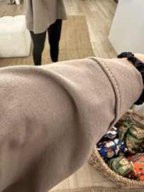 Wide longsleeve - taupe