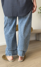 Balloon jeans Queen Hearts - mid blue